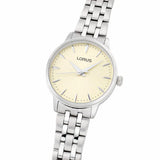 Lorus Ladies Cream Dial Bracelet Watch