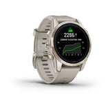 Garmin Epix Pro (Gen 2) Sapphire Edition  Soft Gold with Light Sand Band
