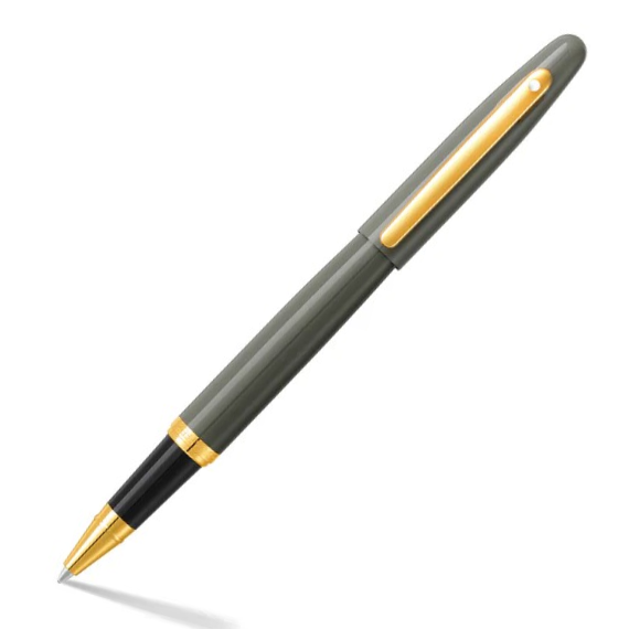 Sheaffer VFM Rollerball Pen - Light Grey Gold Trim
