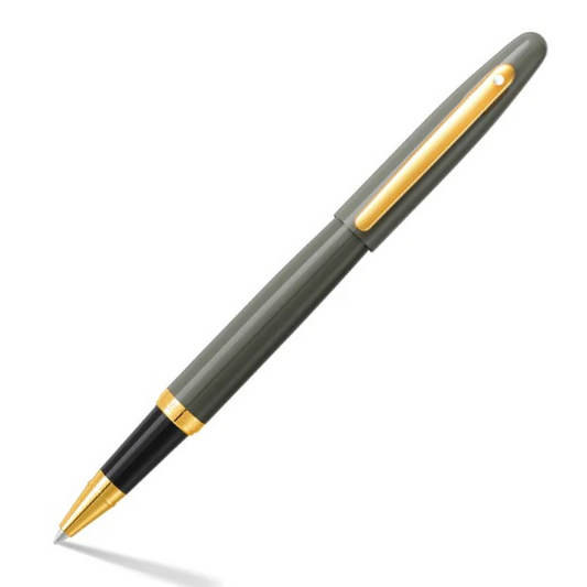Sheaffer VFM Rollerball Pen - Light Grey Gold Trim