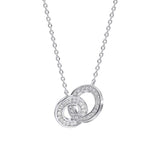 Diamonfire Linked Circles Necklace