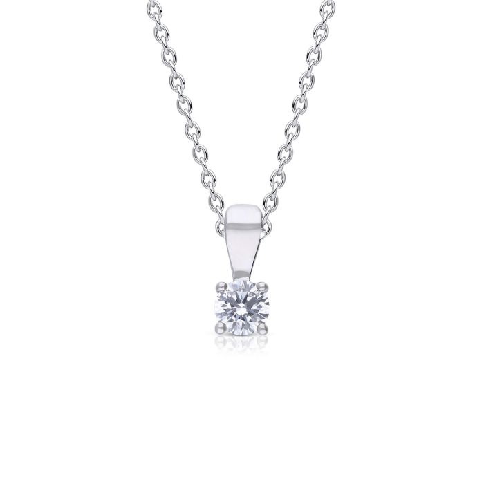 Diamonfire Four Claw Carat Pendant