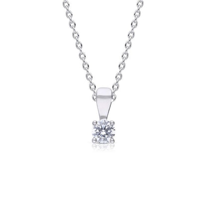 Diamonfire Four Claw Carat Pendant