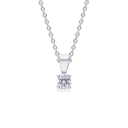 Diamonfire Four Claw Carat Pendant
