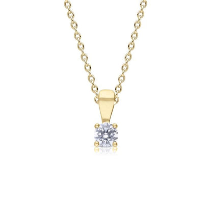 Diamonfire Four Claw Carat Pendant