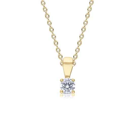 Diamonfire Four Claw Carat Pendant