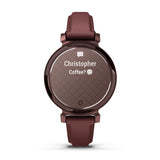 Garmin Lily 2 Classic Dark Bronze with Mulberry Leather Band