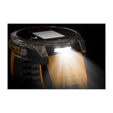 Garmin  Fēnix 8  AMOLED Sapphire, Titanium with Spark orange/graphite silicone band