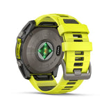 Garmin Fēnix 8 Solar, Sapphire, Titanium with Amp yellow/graphite silicone band