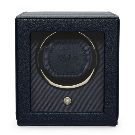 Cub Single Watch Winder With Cover Navy