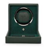 Cub Single Watch Winder With Cover - Green
