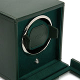 Cub Single Watch Winder With Cover - Green