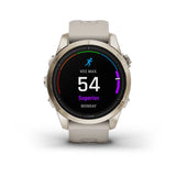 Garmin Epix Pro (Gen 2) Sapphire Edition  Soft Gold with Light Sand Band