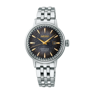 Seiko Ladies Presage Cocktail Time – Star Bar Compact Style Bracelet Watch