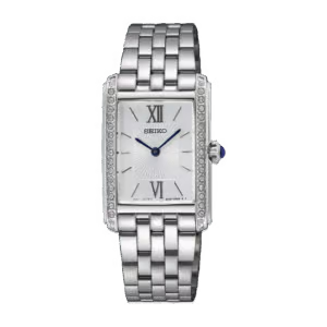 Seiko Classic Quartz With Crystal Inset