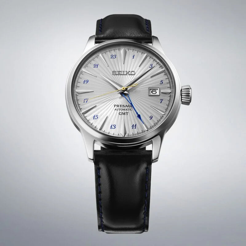 Seiko Presage ‘Silver Bullet’ Cocktail Time GMT