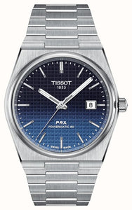 Tissot PRX Powermatic 80 (40mm) Dark Blue Gradient Dial / Stainless Steel Bracelet