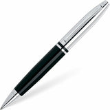 Calais Chrome & Black Lacquer Ballpoint Pen