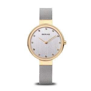 Bering Ladies Classic | polished gold | Mesh Bracelet Watch