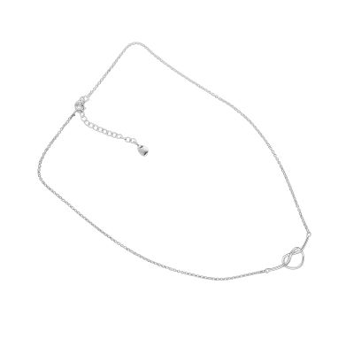 Silver Love Knot Necklace