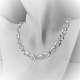 Silver Puddle Necklace