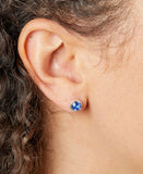 Sterling Silver September Birthstone Earrings