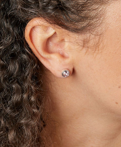 Sterling Silver June Birthstone Earrings