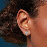 Kit Heath Revival Céleste Small Crescent Moon Stud Earrings