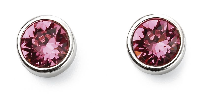 Sterling Silver October Birthstone Earrings
