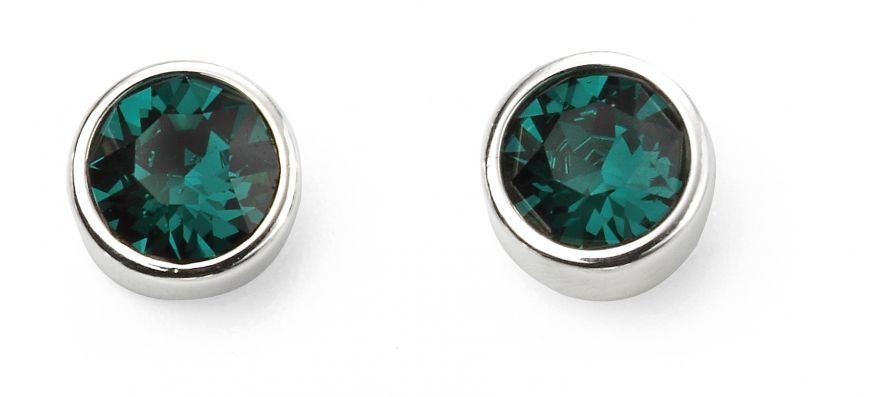 Sterling Silver May Birthstone Earrings