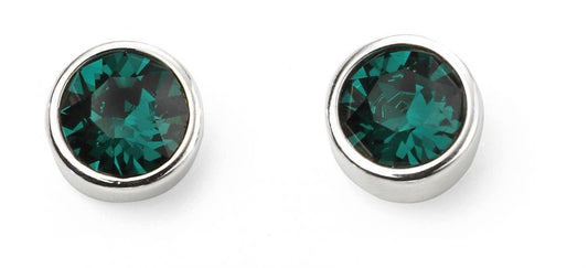 Sterling Silver May Birthstone Earrings