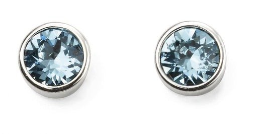 Sterling Silver March Birthstone Earrings