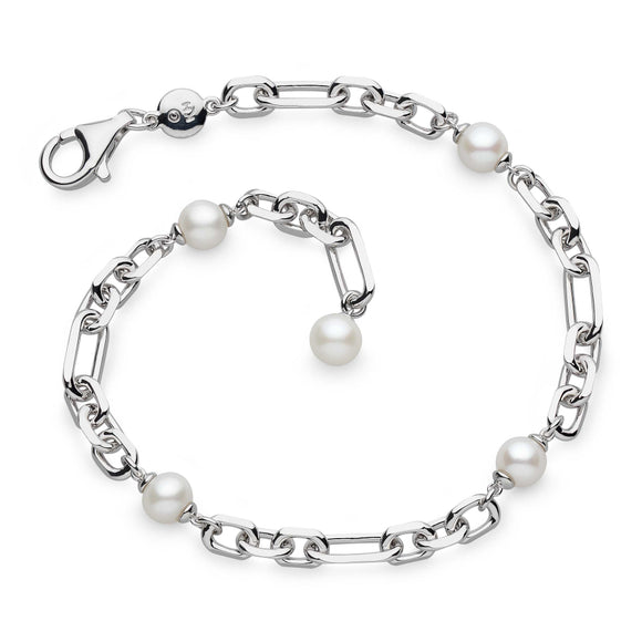 Kit Heath Revival Astoria Figaro Pearl Chain Link Bracelet