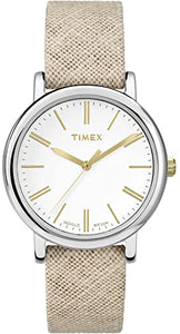 Timex Originals TW2P63700 Ladies Originals Linen Tan Fabric Strap Watch