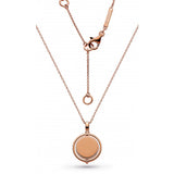 Kit Heath Empire Revival Round Spinner Rose Gold Necklace