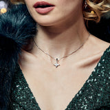 Kit Heath Revival Astoria Starburst Pavé Mini Necklace