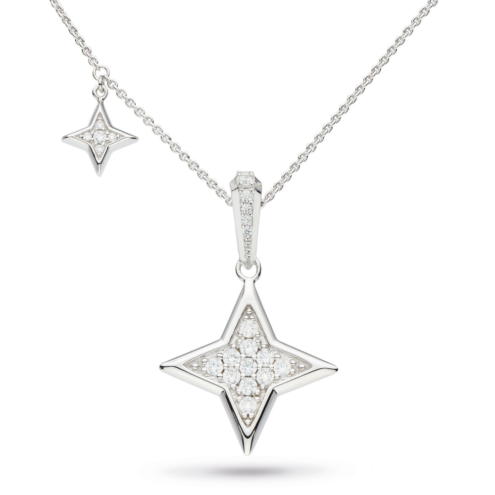 Kit Heath Revival Astoria Starburst Pavé Grand Star Necklace