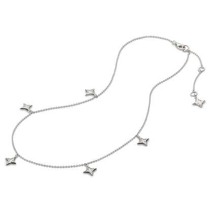 Kit Heath Revival Astoria Starburst Pavé Stars Necklace