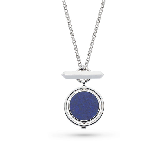 Kit Heath Revival Eclipse Equinox Lapis T-Bar Style Spinner Necklace