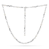 Kit Heath Revival Astoria Figaro Pearl Chain Link Multi Wear Station Necklace
