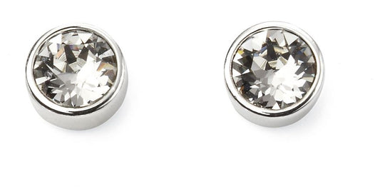 Sterling Silver April Birthstone Earrings