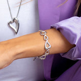 Kit Heath Desire Love Story Heart Grande Multi-Link Bracelet