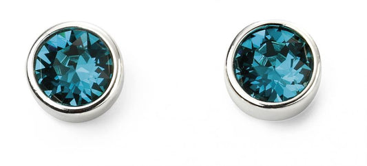 Sterling Silver December Birthstone Earrings