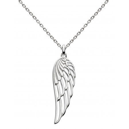 Dew Sterling Silver  Angel Wing Pendant