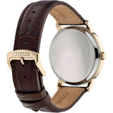 Citizen Classic Three Hand Leather Strap Watch