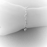 Silver Ribbon Bracelet