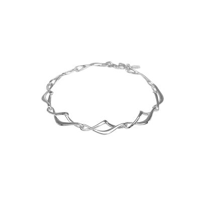 Silver Choppy Waters Bracelet