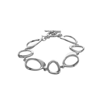Silver Stepping Stones Bracelet