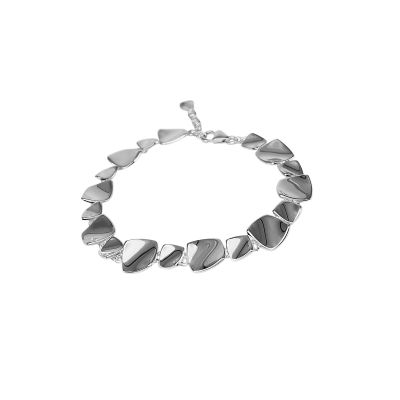 Silver Stepping Stones Necklace