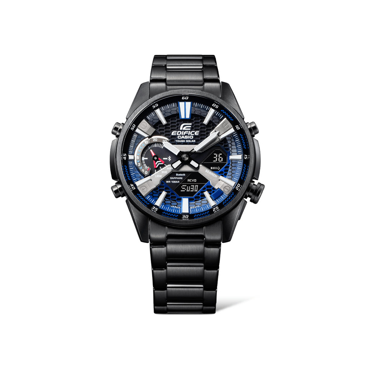 CASIO EDIFACE TOUGH SOLAR BLACK B/W